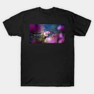 Peeking Through Purple Flowers T-Shirt